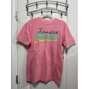 Roark Revival Jamaica Kingston Deadbeats Graphic T Shirt Pink S Premium Tee‎ NWT